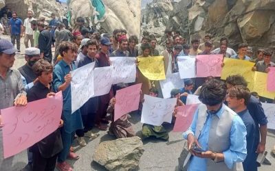PPP supporters block Karakoram Highway in Chilas, allege ‘illegal’ GBA-16 election result