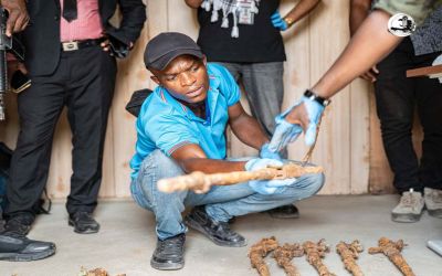 Antique firearms among relics discovered underneath northern Haiti church