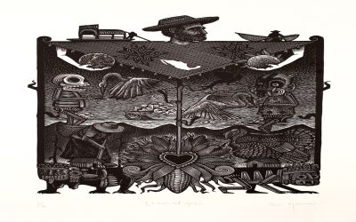 Linocuts by Eduardo Robledo Celebrate Mexican Heritage and Community